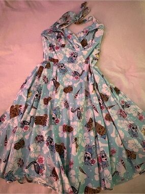 Pinup Rockabillly Hell Bunny Tiki Halter Dress